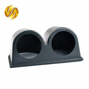 Dragon Gauge Car Gauge Pod Universal Black Double Car Meters Holder for Dual Auto Dash Mount 2 Inch 52mm 2 Holes