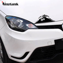Vingtank A Peeking Monster Car Sticker Decals Wall Sticker Waterproof Fashion Funny Car Styling Accessories 7.5*2.8"