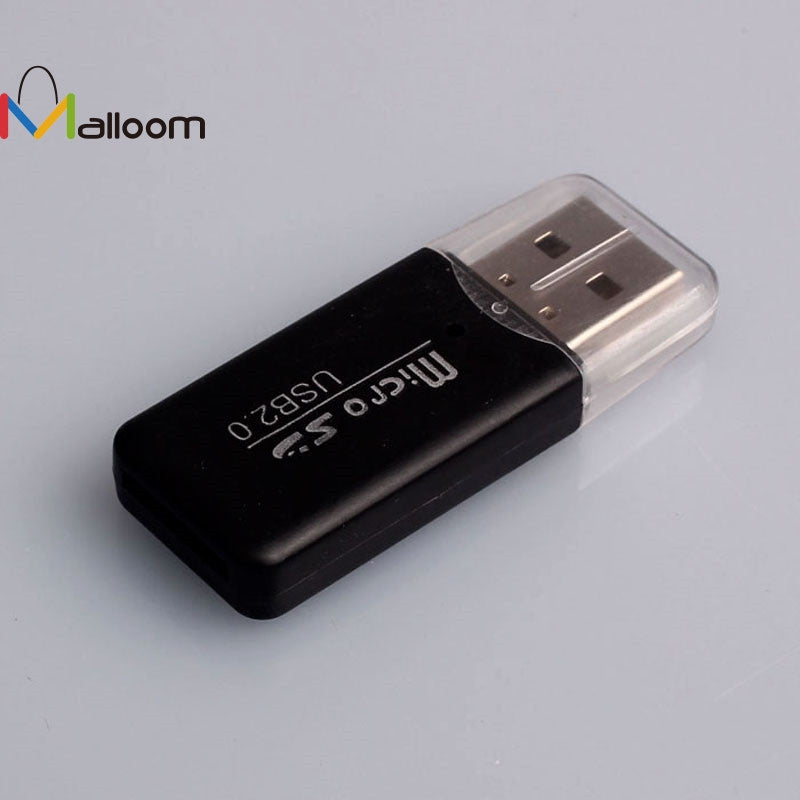 High Speed Smart Card Reader 2017 Computer Accessories Mini Usb 2.0 Micro SD TF Memory Card Reader Adapter#25