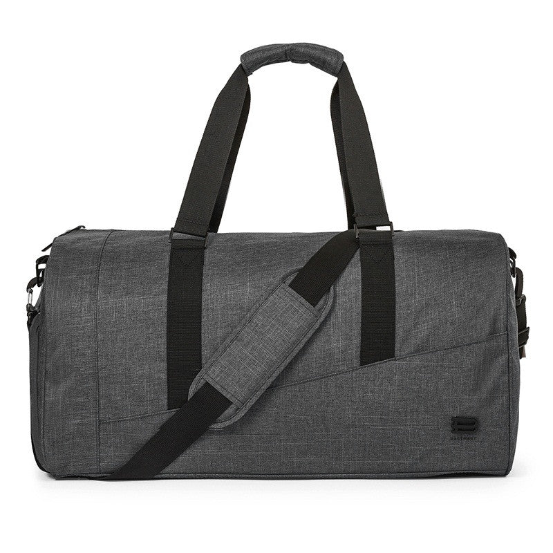 BAGSMART Men Travel Bag Large Capacity Carry on Luggage Bag Nylon Travel Duffle Shoe Pocket Overnight Weekend Bags Travel Tote