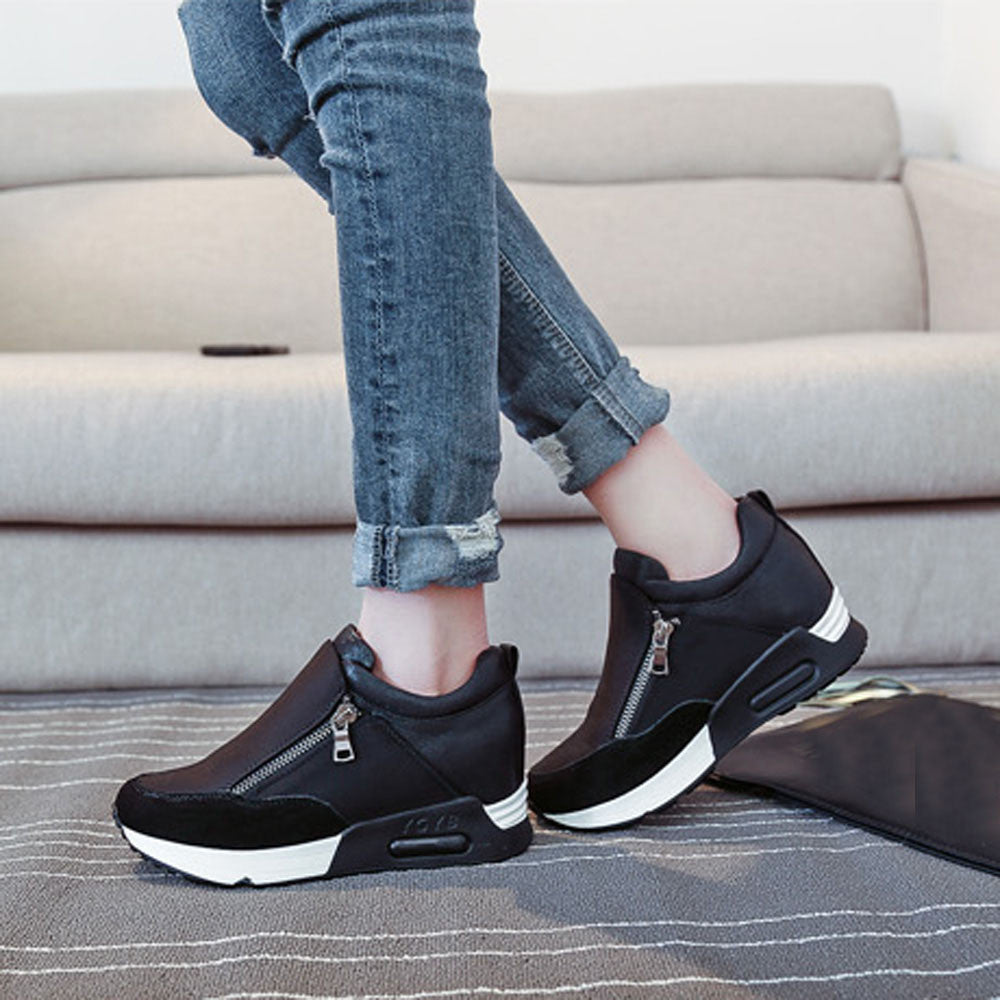 Women Fashion Sneakers Sports Running Hiking Thick Bottom Platform Shoes