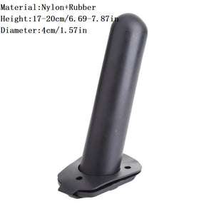 1PCS Fishing Rod Rest Holder Plastic Pole Spring Outdoor Grip Connect Pod Butt Gripper Support Stand Carp Tackle Dia. 4CM Black