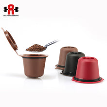 4pcs/pack Refillable Reusable Nespresso Coffee Capsule Filter Pod For Original Line Nespresso refillable Coffee Capsule