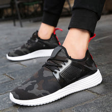 Fashion Men's Straps Sports Running Sneakers Camouflage Shoes