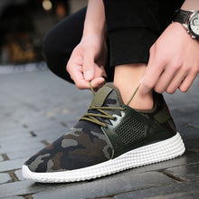 Fashion Men's Straps Sports Running Sneakers Camouflage Shoes