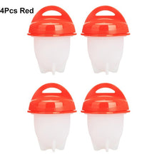 Silicone Egg Cooker Poacher Hard Boiled Eggs Container Mold Pods Eggs Tools Kitchen Cookware Cooking Accessories